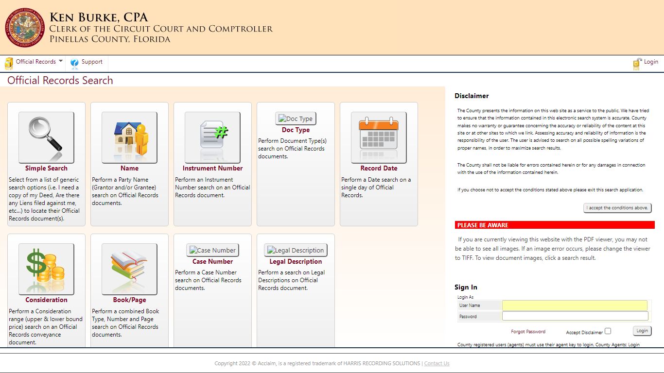 Pinellas County Public Records